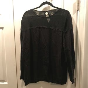 Jennifer Lopez Sweater w/ lace detail